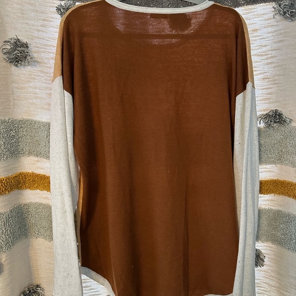 Smartwool Women's Shadow Pine Colorblock Crew Sweater - XL - Picture 4 of 5